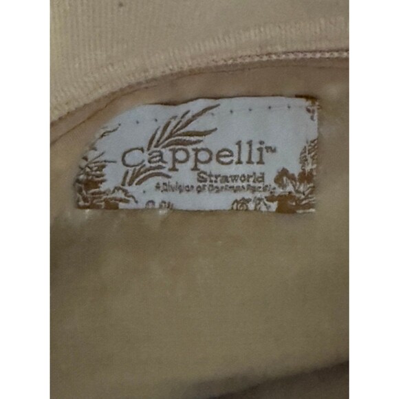 Cappelli Straworld Multicolor Woven Tote Bag with Beaded Charm Beachy Boho Clean - Picture 11 of 11